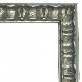 Holz-Bilderrahmen CHATEAU 371 20x30 cm | Silber | Kunstglas