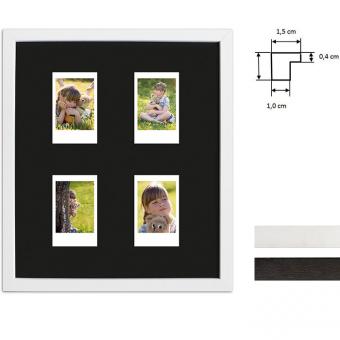 Bilderrahmen für 4 Sofortbilder - Typ Instax Mini 