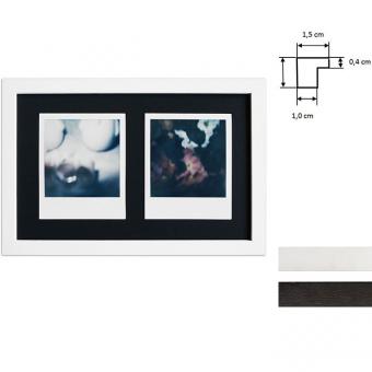 Bilderrahmen für 2 Sofortbilder - Typ Polaroid 600 