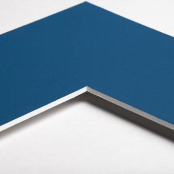  Fertig-Passepartout 40x50 cm (30x40 cm), Blau