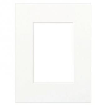 Galerie-Passepartouts 2,5 mm, Außenformat 21x29,7 cm 21x29,7 cm (A4) cm (1x 10x15) | Antikweiß